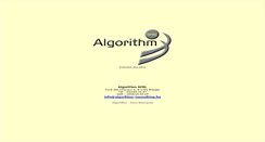 Desktop Screenshot of algorithm-consulting.be